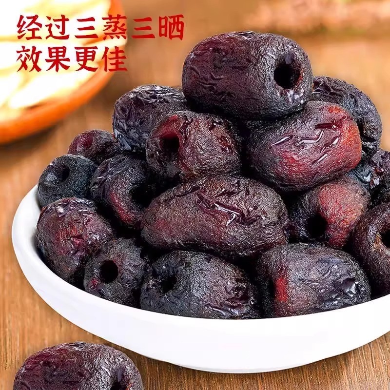 去皮去核三蒸三晒红枣黄芪蒸枣即食蜜饯休闲零食