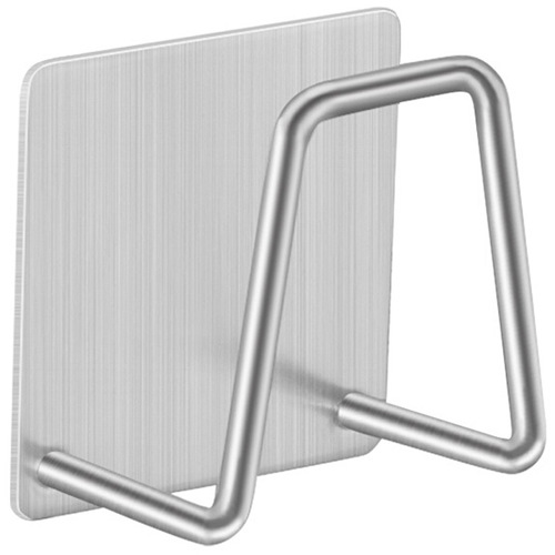 Stainless steel sponge rack without punching household kitchen supplies pool steel ball scouring pad drain rack