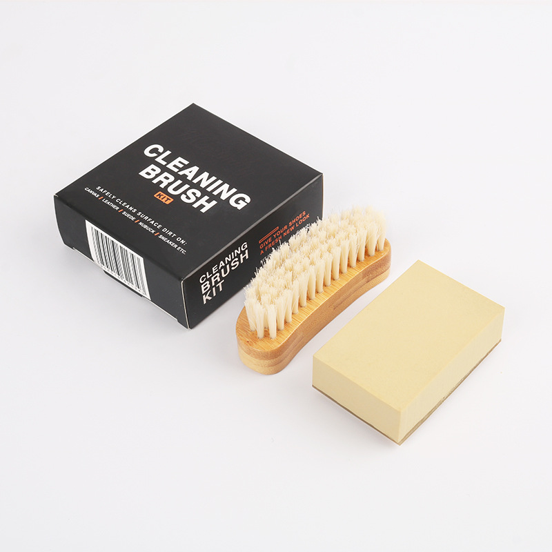 Shoe cleaning kit / Cleaning shoe brush + suede wipe