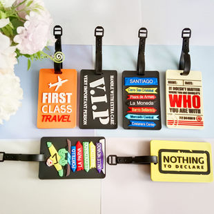 (Wholesale), luggage tag PVC, suitcase, travel card case for traveling