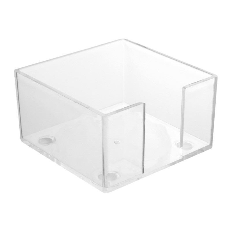 (2개) AMAZON 아크릴 포스트잇 홀더 CRYSTAL CLEAR 아크릴 노트 홀더 기숙사 및 사무실