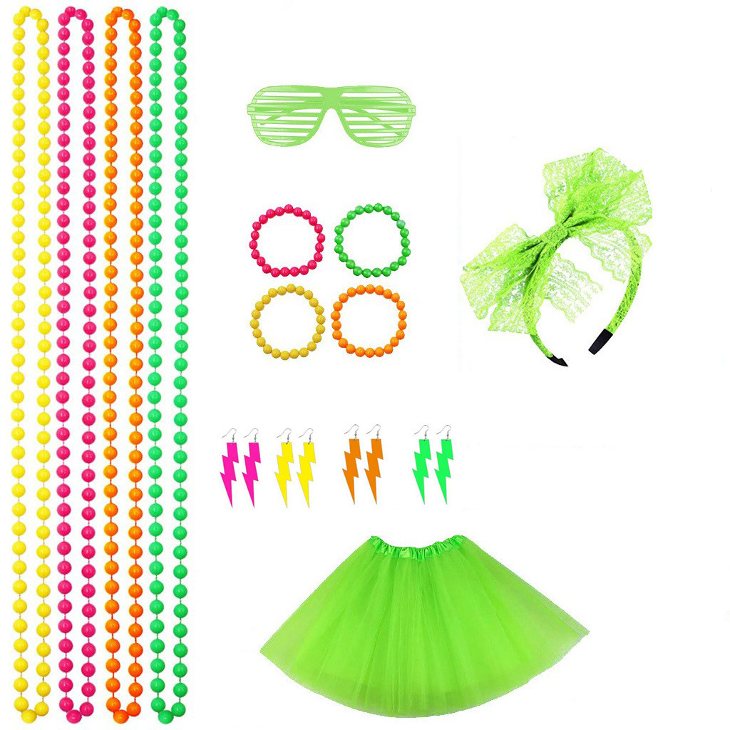 Dopamina accesorios de ropa de encaje Fairy Set brazalete collar aretes relámpago piernas calcetines guantes ropa