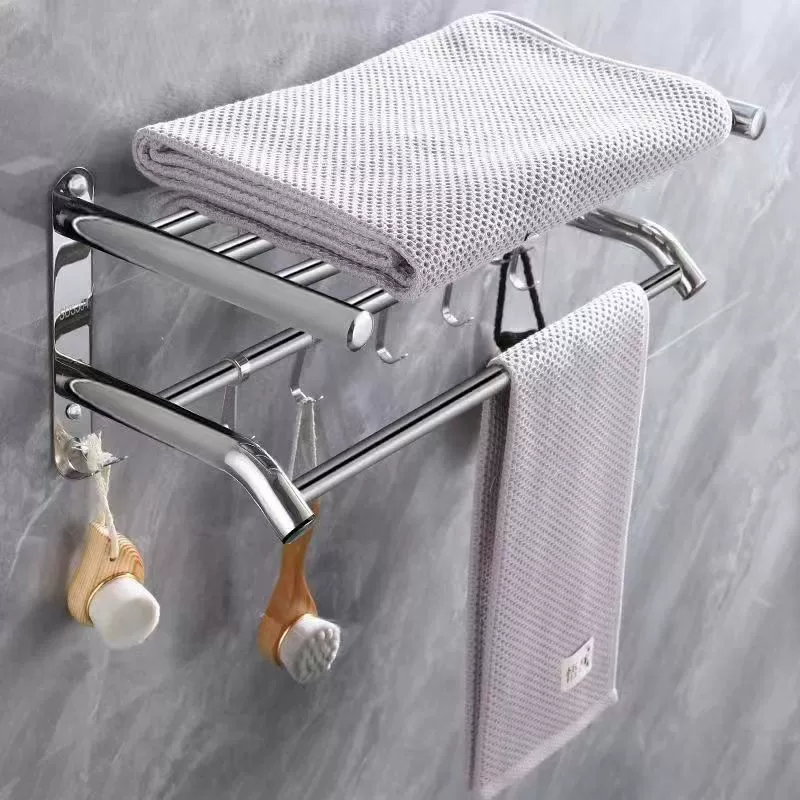 304 вешалка для полотенец из нержавеющей стали в ванной без перфорации полотенце в ванной комнате