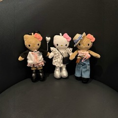手作のかわいい長い足のkittyのギャルの波のスカートktのカバンの掛け金のキーホルダーの車は娘の蜜の贈り物を送ります。