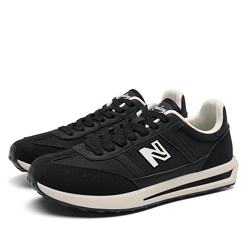 PLUS New Balance casual trendy sneakers, soft-soled men's shoes, non-slip, fashionable, versatile sports shoes, casual trendy shoes, N-style b