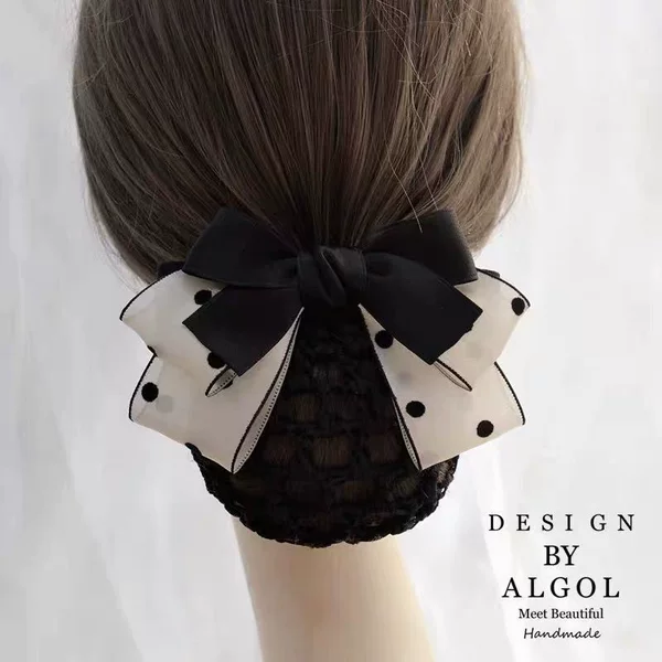Hair Accessories for Flight Attendants, Bank Nurses, Hairnets, Professional Hair Flowers, Bows, Work Hairpins, Hairnets