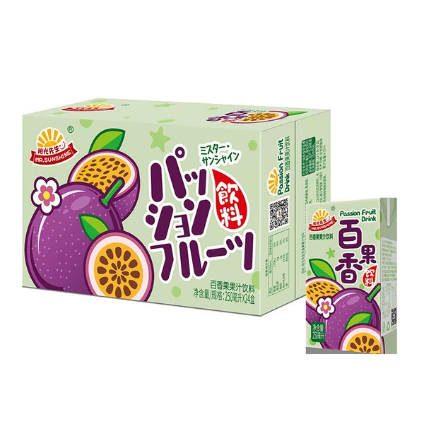 ❤Mr. Sunshine Passion Fruit Drink 250ml*24 boxes