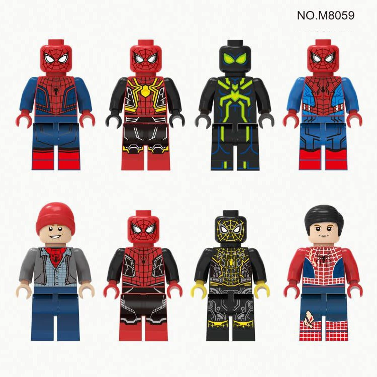 Минифигурки конструктора (MOC24) M8047/M8058/M8059 — мелкозернистые пластиковые игрушки, 4,5 см