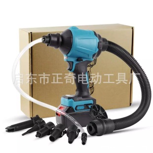 Rechargeable Lithium Battery Dust Blowing Gun Dust Blowing Gun Hair Dryer Air Pumping Gun Household Appliances Dust Removal Snow Removal Dust Removal Air Gun