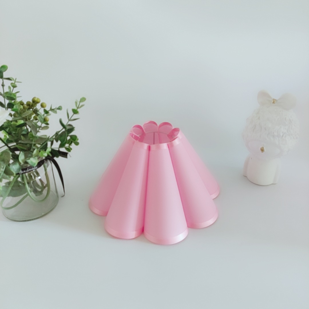 Xianfeng tela coreana compuesta de PVC sala de estar estudio dormitorio lámpara de cabecera accesorios lámpara de pared lámpara pétalos sombra de luz