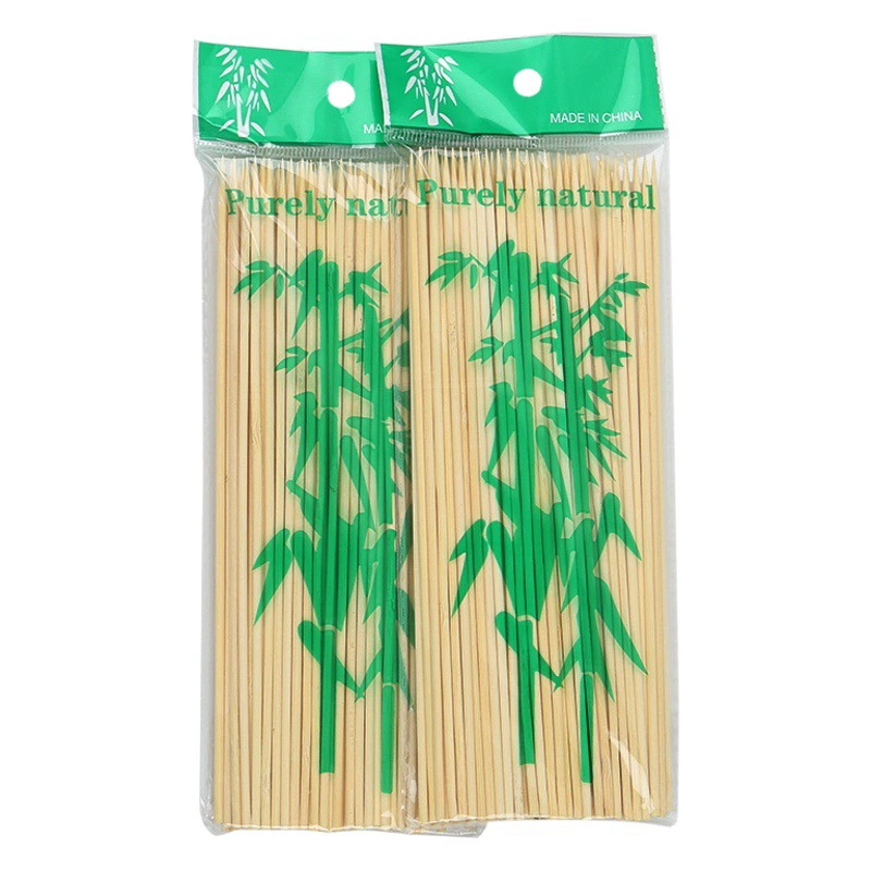 Одноразовые бамбуковые палочки Палочки для барбекю Фруктовые палочки Пряные и Малатанг Квантунг Вареные палочки Круглые палочки