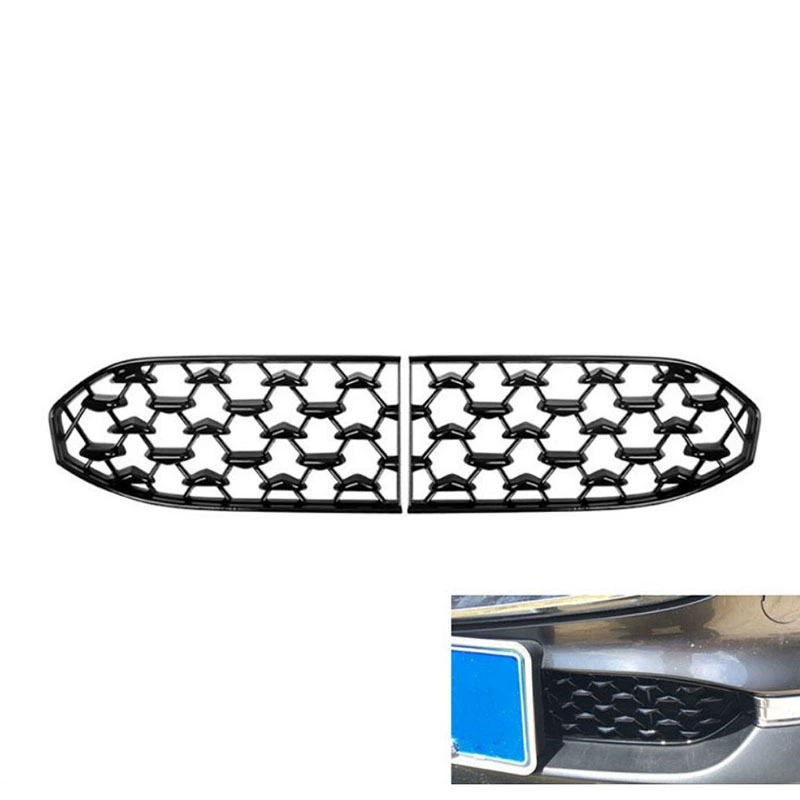 Применимо к Mazda CX30 2020 года, Модифицированная средняя сетка спереди и нижняя средняя сетка против песка, камень против насекомых, против мыши CX-30