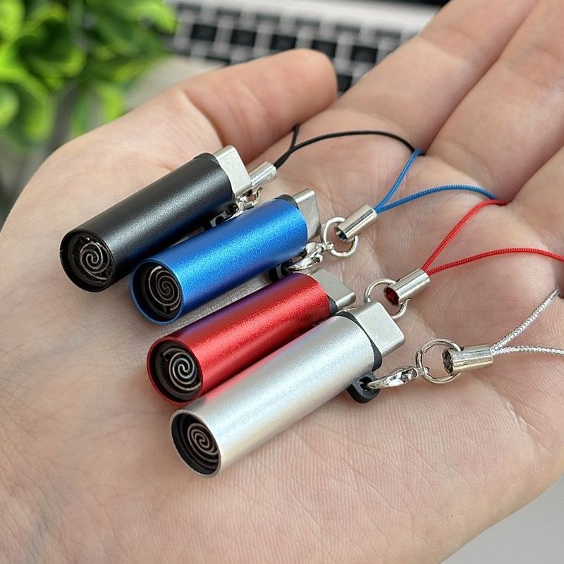 飛行機に持ち込むことができるミニ携帯電話シガーライター、便利なライター、USB防風タングステンワイヤーワイヤレスイグナイター|undefined