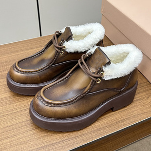 miu���׶�ѥŮ�r�в�ɫţƤ�����Ƥëһ�wѩ��ѥ�ɸ�ϵ���R��ѥ