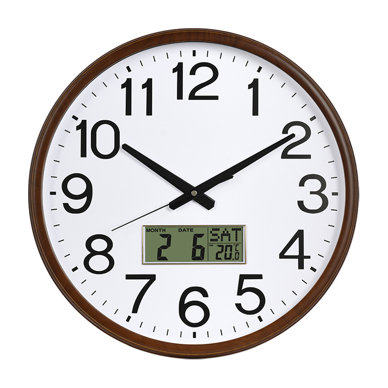 Fábrica personalizada al por mayor de gran tamaño mudo reloj creativo Reloj de pared simple sala de estar montado en la pared Reloj de pared sin perforar image 13