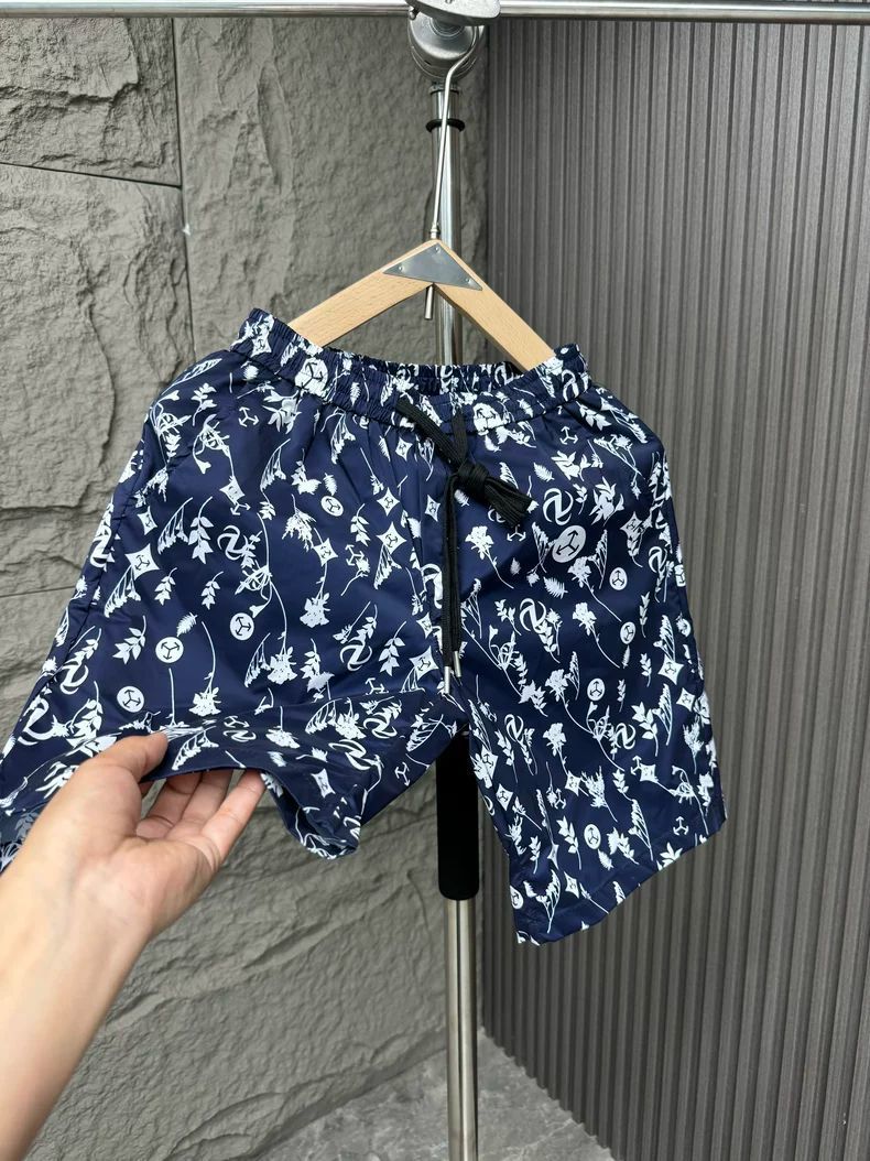 Men's Clothing High End Men's All Over Print Casual Shorts Summer Thin Quick Drying Straight Leg Stylish Five Point Beach Shorts_viptrois.com