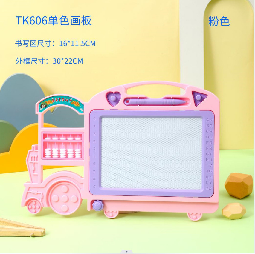 Jingjing tablero de escritura para niños tablero de dibujo magnético juguete de dibujos animados color Niños Bebé graffiti tablero de juguete al por mayor