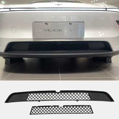 Automobile anti-insect net Air Conditioning Inlet Protection - renewed-model-y-double-layer-detachable-integrated-mid-grid-insect-proof-net