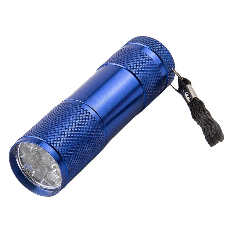 9led linterna de iluminación de luz blanca mini luz fuerte diaria conveniente diaria impermeable 3W linterna de aleación de aluminio de regalo