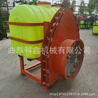 四轮后悬挂果园喷药机 葡萄园车载式打药机 500L风送式弥雾机