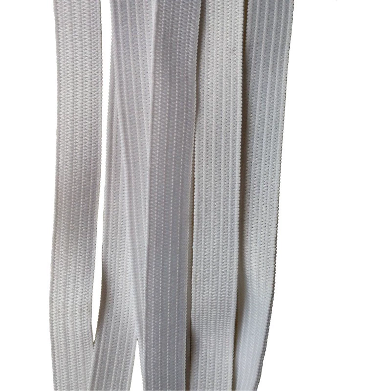 В наличии 0,6 вязаная плоская резинка защитная одежда резинка оптом целая коробка резиновая 8 мм черно-белая средней толщины узкий резиновый корень