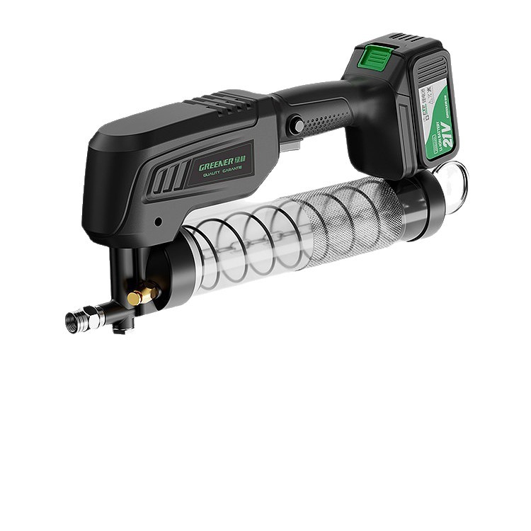 Lvlin pistola de grasa eléctrica de alta presión nueva 21V batería de litio para mantequilla máquina excavadora automática Caterpillar boquilla image 5