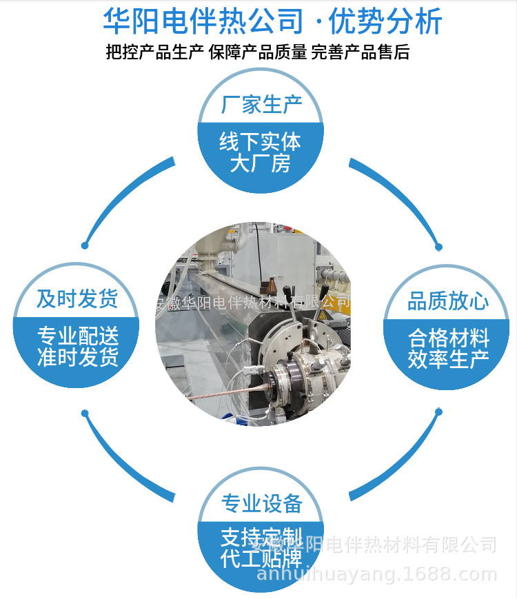Huayang Explosion proof Electric Heating Belt DZL-60E220V-85-JQ Self limiting Tracing Belt Low tempe