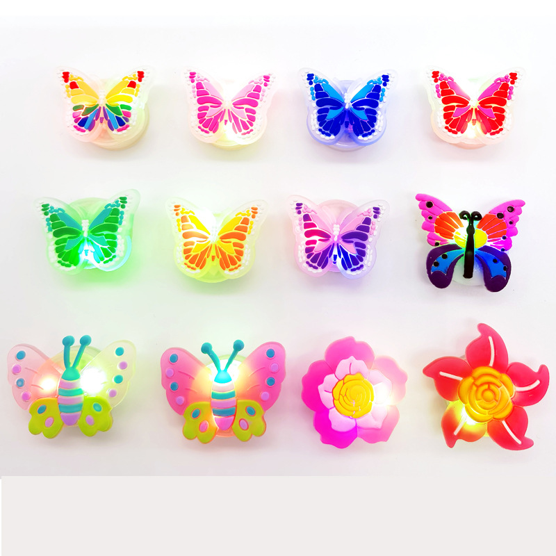 Butterfly Shoe Accessories PVC All Seasons Shoe Buckle display picture 1