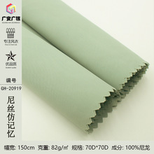 70D尼龙仿记忆面料 防水尼丝纺布料 时尚休闲外套棉服面料