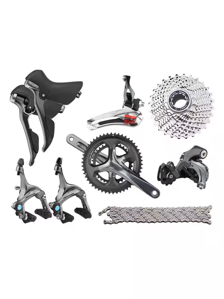 SHIMANO SHIMANO 4720 4700 conjunto de cambio de mano delantero trasero disco de dientes de volante de volante abrazadera de cadena