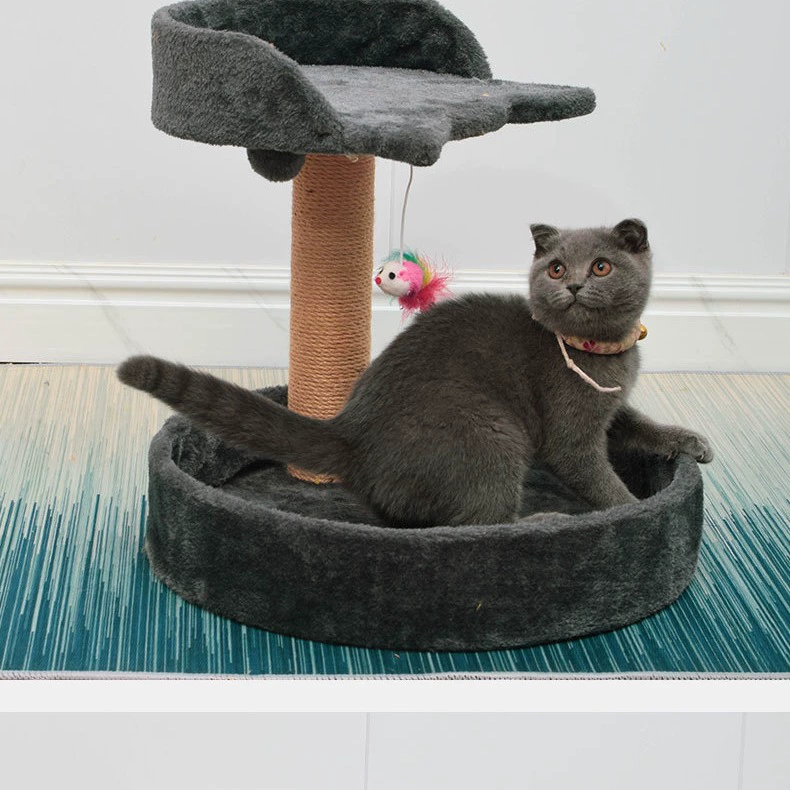 Кошачий домик, кошачий игровой комплекс, многоуровневый с платформой для прыжков, кошачья доска для когтей, кошачий ствол для когтей, игрушки и принадлежности для кошек, средство от царапин для котят