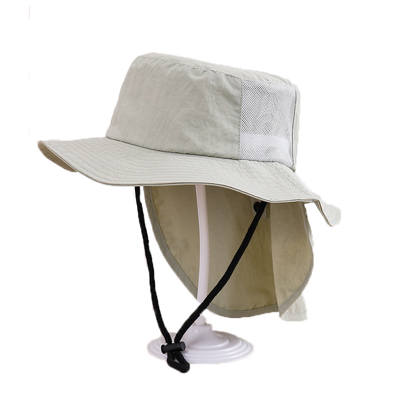 2-5 Sombrero infantil primavera y otoño delgado bebé sombrero de verano rápido secado pescador sombrero de protección solar sombrero de bebé coreano