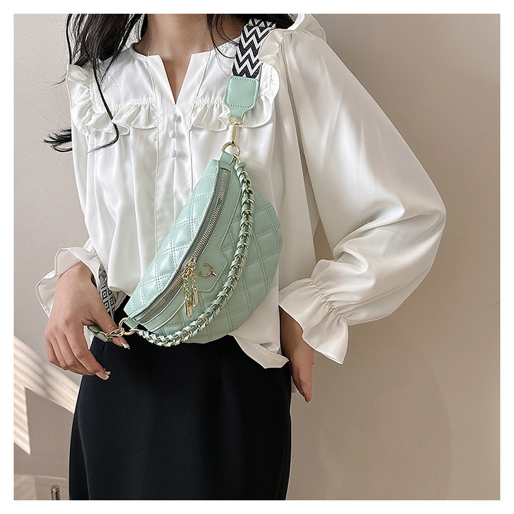 Sac à bandoulière matelassé avec chaîne Lingge pour femmes, petit sac de loisirs de Style parfumé, nouvelle collection 2024_voghion.com