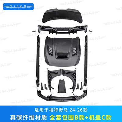 Big Surrounded CMST carbon fiber front splitter - full-set-of-b-style-body-kit