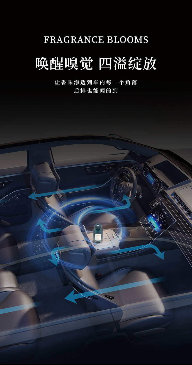 Car-mounted Aromatherapy for Removing Odor and Purifying Air Advanced Aromatherapy for Refresher Fragrance Exquisite Decoration Perfume Aromatherapy