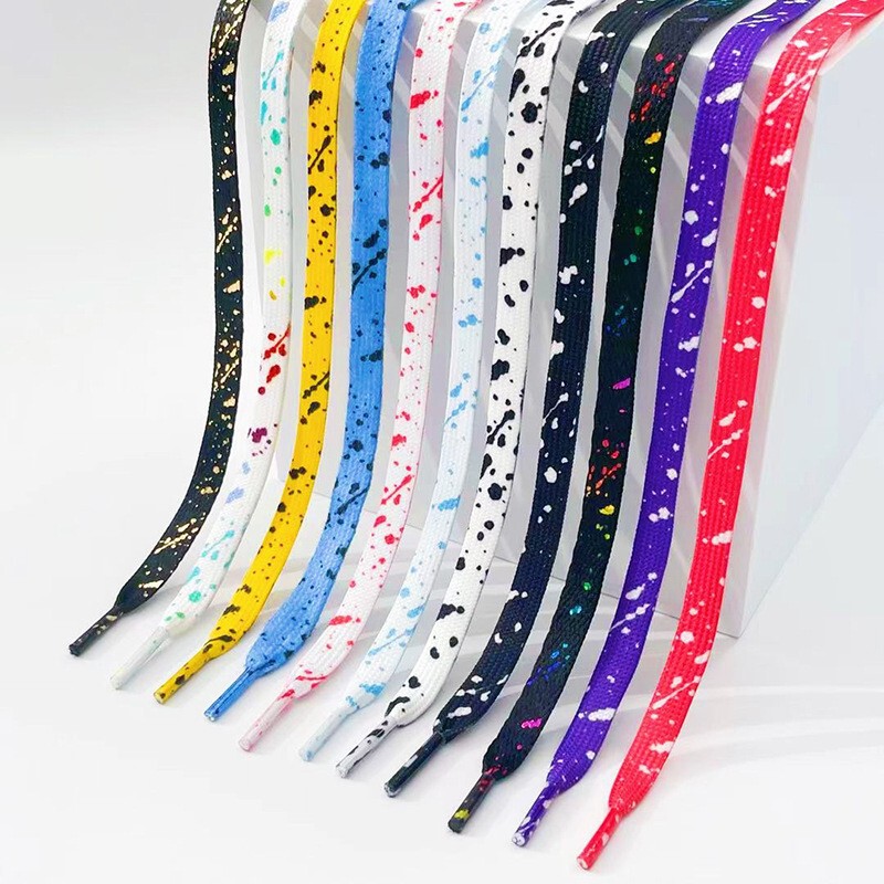Baohui Adapts to Aj1 Irving 7Dunk Pioneer Af1 Air Force One Gradient Splash-Ink Shoelace Rope Shoe Matchinging Baohui Adapts to Aj1 Irving 7Dunk Pioneer Af1 Air Force One Gradient Splash-Ink Shoelace Rope Shoe Matchinging