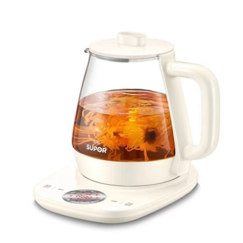 苏泊尔养生壶SW-15Y18煮茶器花茶壶玻璃烧水壶智能双保温煮茶壶