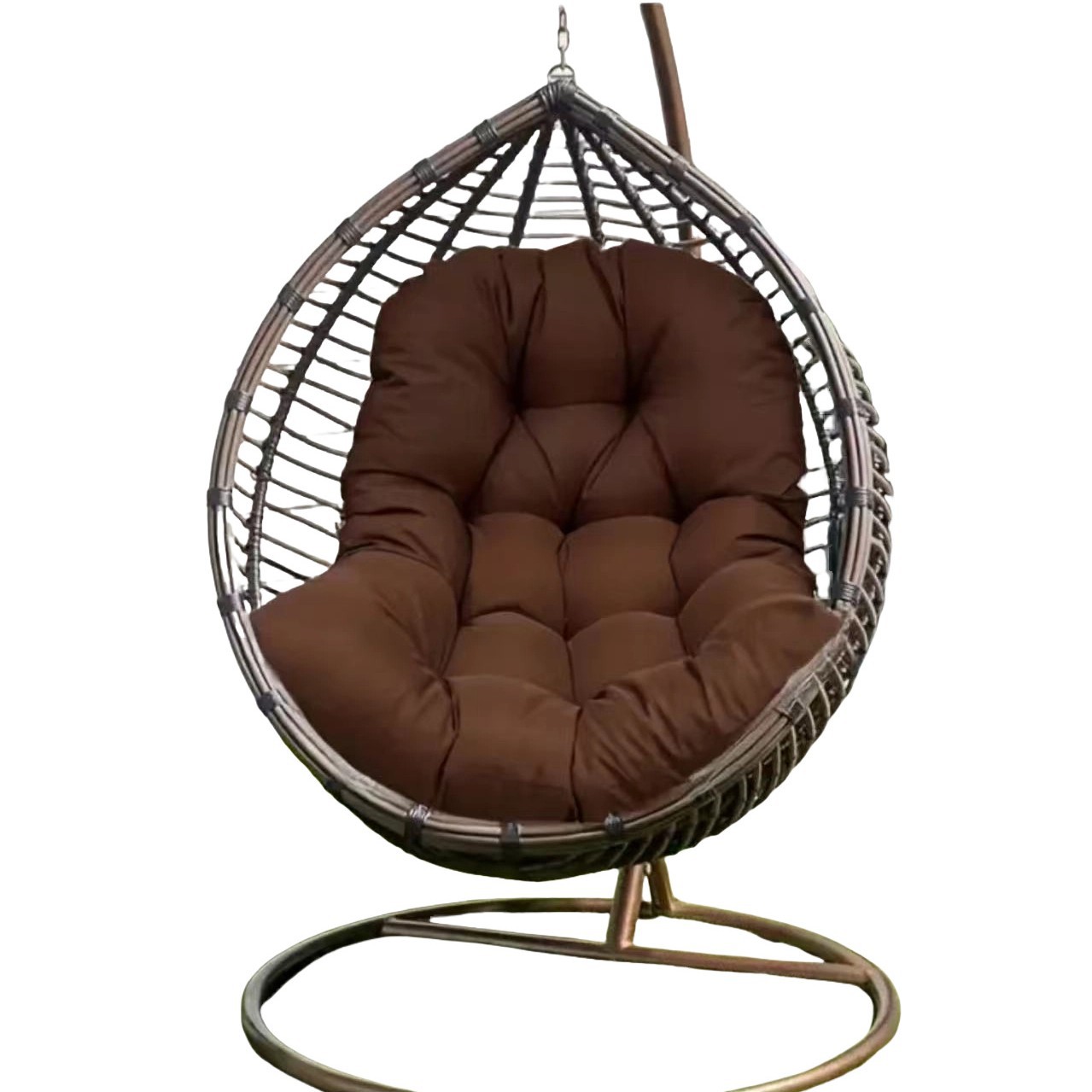 Cross-Border Single-Person Hanging Chair Cushion Supports Label Replacement for Indoor and Outdoor Use