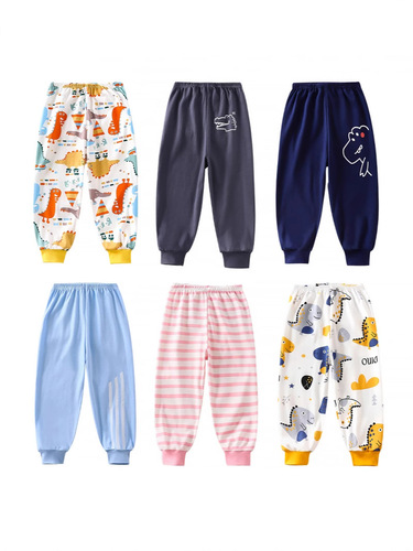 Children's Pants, 2025 New Pure Cotton, Unisex, Spring and Autumn Long Pants, Casual Pants for Boys and Girls, Can be Forwarded