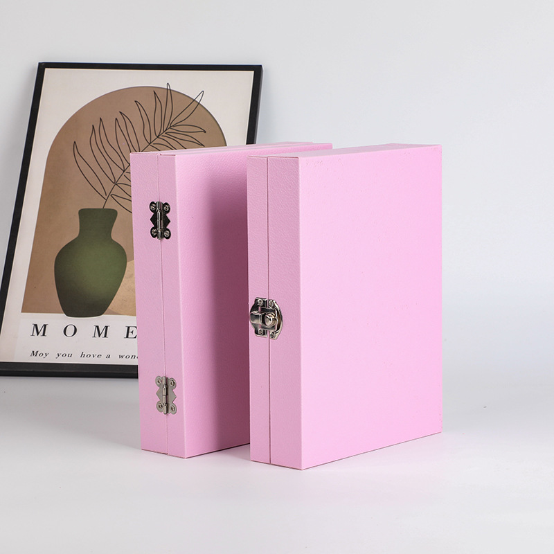 2025 nuevo conjunto de sombreros para niños de gran capacidad, caja de regalo, anillo de accesorios para el cabello de dibujos animados para niñas, caja de almacenamiento de regalo de cumpleaños