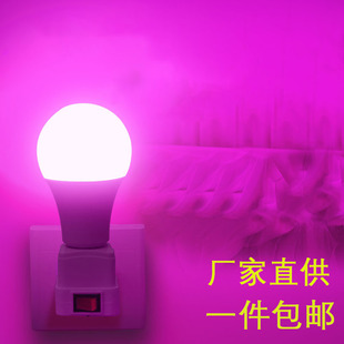 LED��ɫ���� �߲ʷՇ����� A60pc���� E27�ݿ��҃������Շ�Сҹ��
