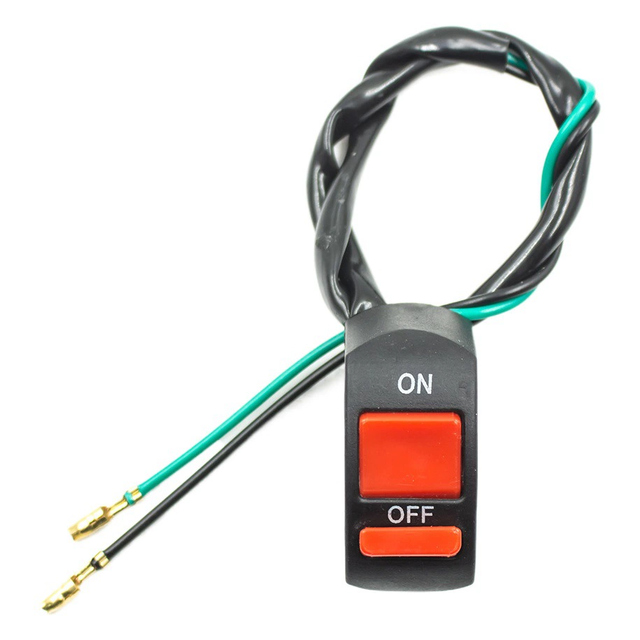 Переключатель модификации мотоцикла переключатель крана на руле электромобиль модификация светодиодной фары двойной переключатель вспышки дальнего и ближнего света Нажмите