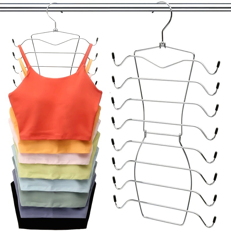 TEMU外贸秋季新款 Closet Storage 钢制衣柜收纳架层背心挂架承重|ms