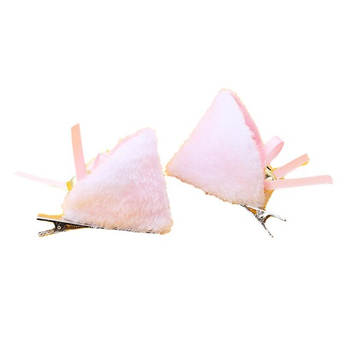 Fox hair accessories cat ears headband cat ear hair clip cat ear bells headpiece hair pin cute