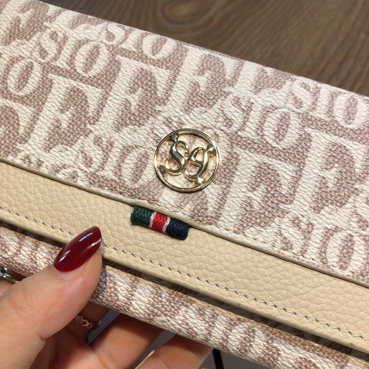 Women's Long Wallet Leather Multi Slot Card Holder Mobile Clutch_voghion.com