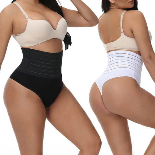 Amazon's new cross-border high-waisted tummy-tightening pants, women's underwear, thong, high-elastic, high-waisted, body-shaping, tummy-tightening pants