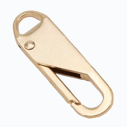 Removable spring bag zipper head clothing metal pull tab school bag luggage zipper zipper tab accessories wholesale