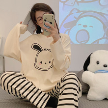 10多岁帕恰狗睡衣女春秋季2025年新款长袖初中生女孩中大童家居服