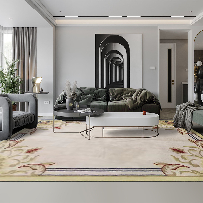 Fábrica de alfombra de sala de estar, alfombra de sofá, alfombra de té, alfombra de dormitorio, alfombra de espesor, alfombra resistente a la suciedad, fácil de cuidar, personalizada