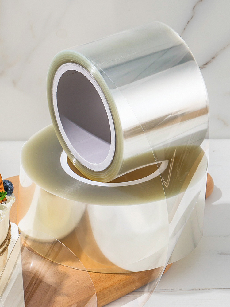 El borde del pastel grueso, el borde transparente, el borde blando, el borde 10 / 8cm de ancho, la decoración del pastel de cumpleaños.